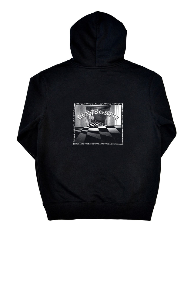 Dents de Scie® The distorted path Sweat-shirt Noir