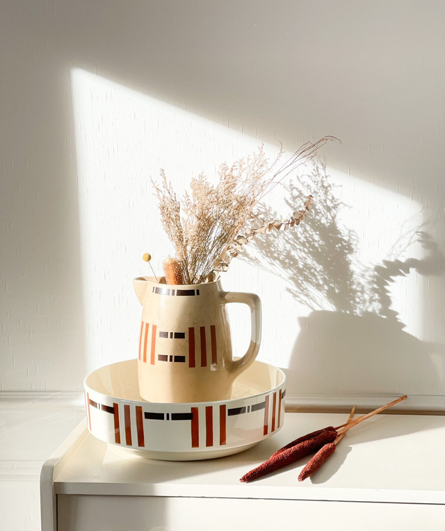 Ensemble de toilette Broc et cuvette de toilette Salins les Bains