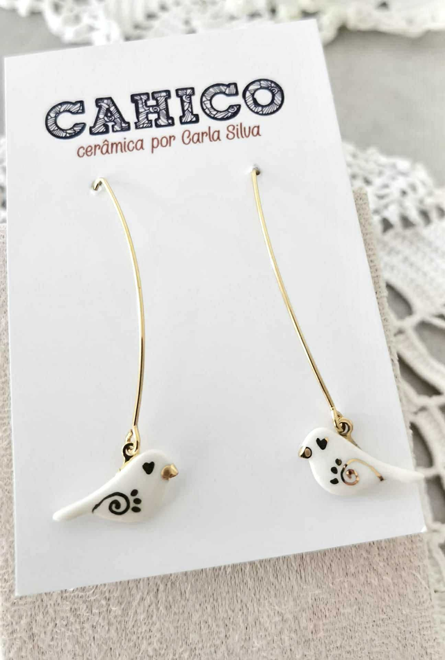 "Passarinhos" Brincos Compridos / Long Earings 