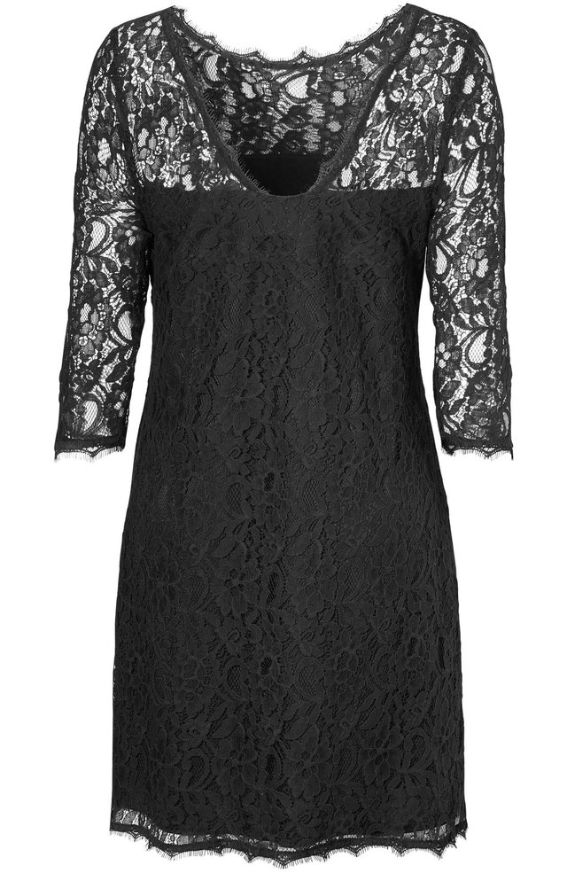 Capri musta pitsimekko koot 36-46