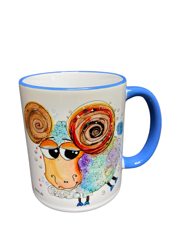 Keramiktasse "Schaf - Ich schaf alles"