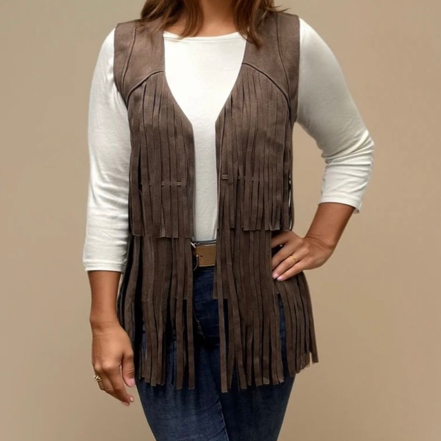Shauna Fringed Waistcoat 