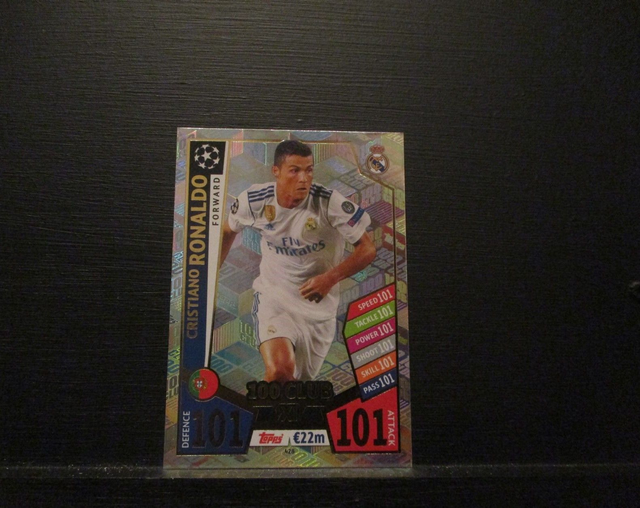 Cristiano Ronaldo - UEFA Champions League Match Attax 2017/18 Original Trading Card #428