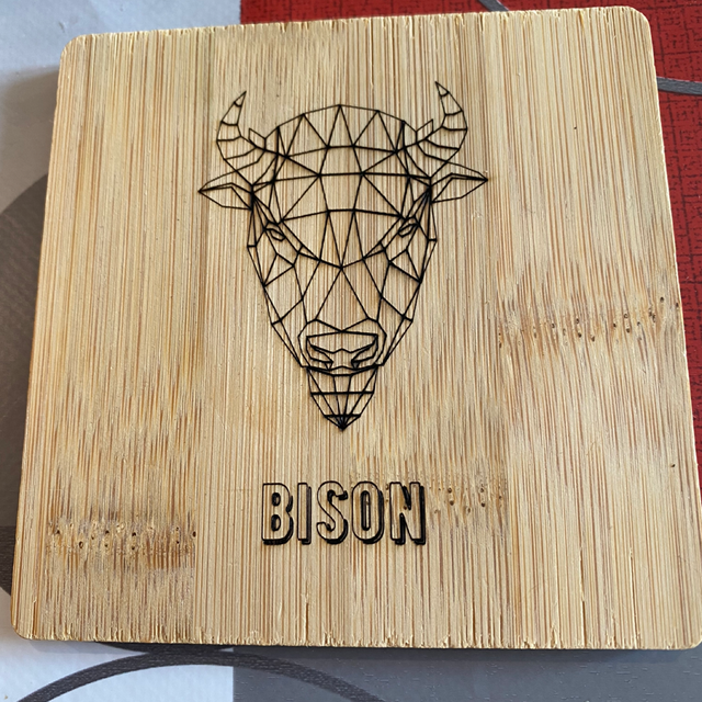 Sous Bock Bambou Carré