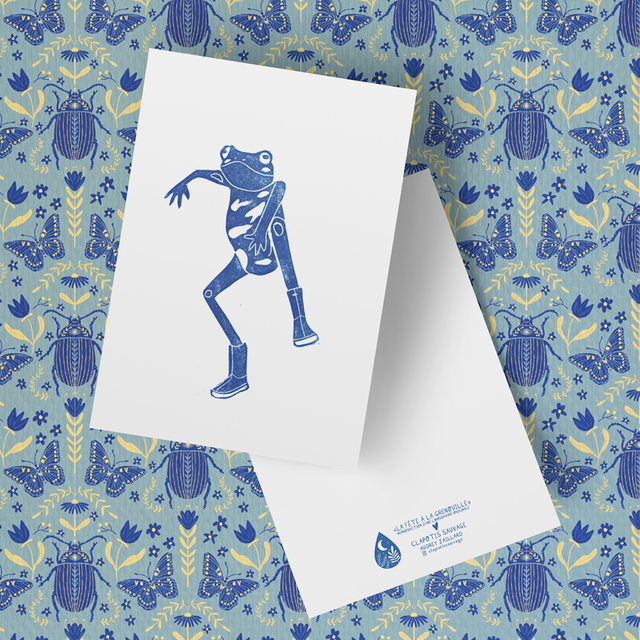 Carte La fête à la grenouille