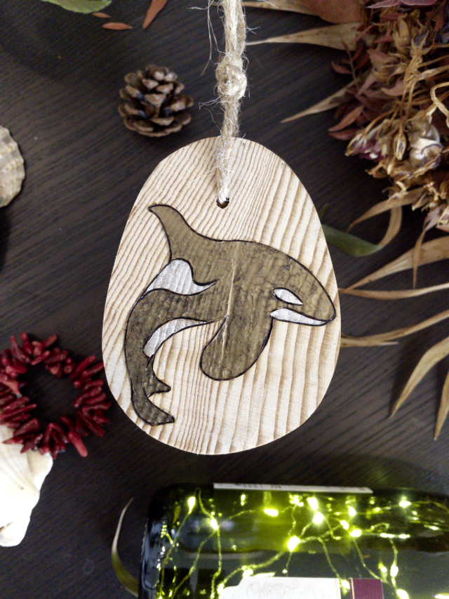 Draka - Pyrogravure - PIECE UNIQUE