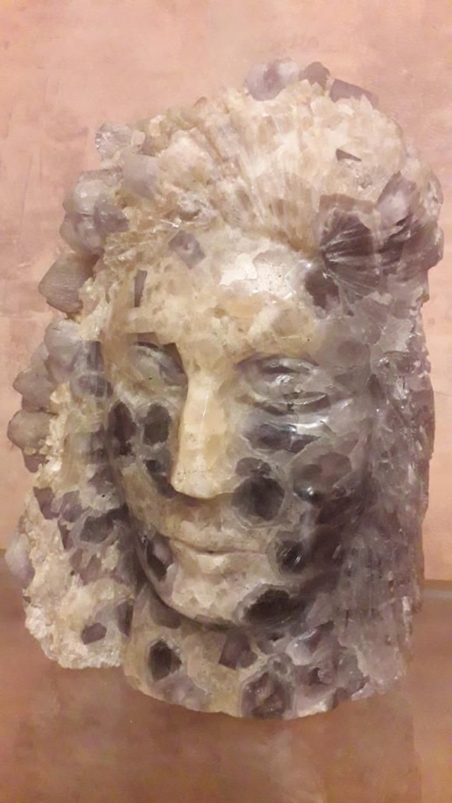 Le Masque œuvre d'art amétrine 