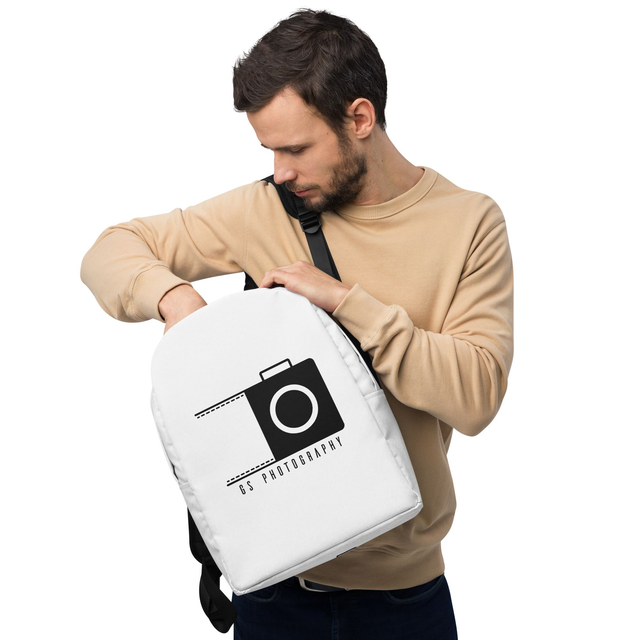  Zaino minimal con logo GS Photography 