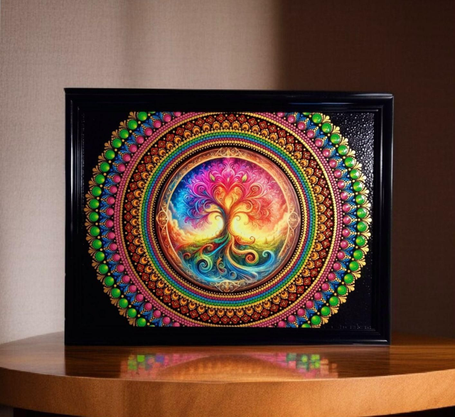 Décoration Murale Tableau Arbre de vie