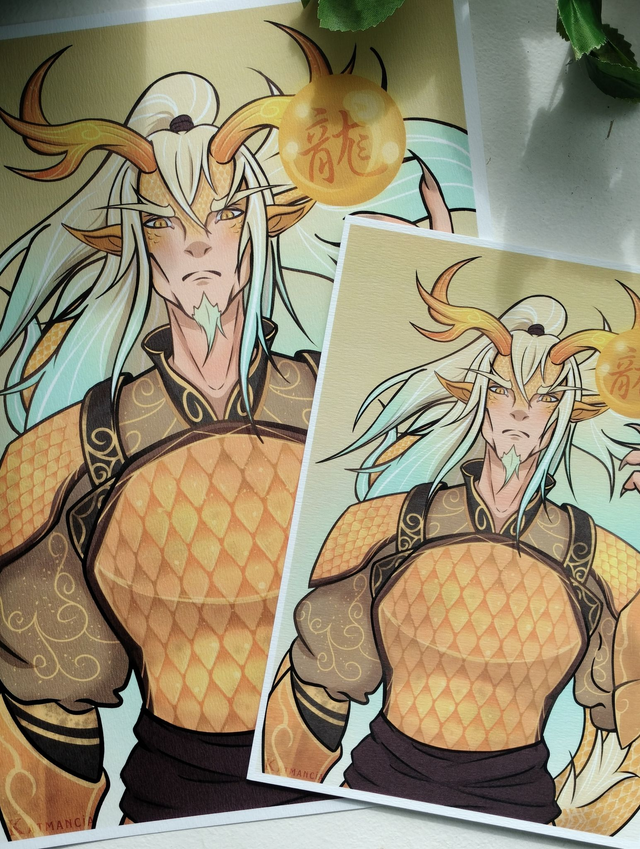 Affiche-Zodiaque chinois-Dragon