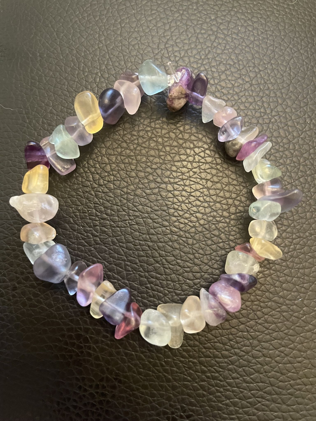 Bracelet Fluorite chips