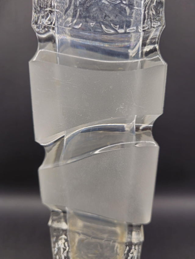 Magnifique vase 1970 en verre Peill & Putzler