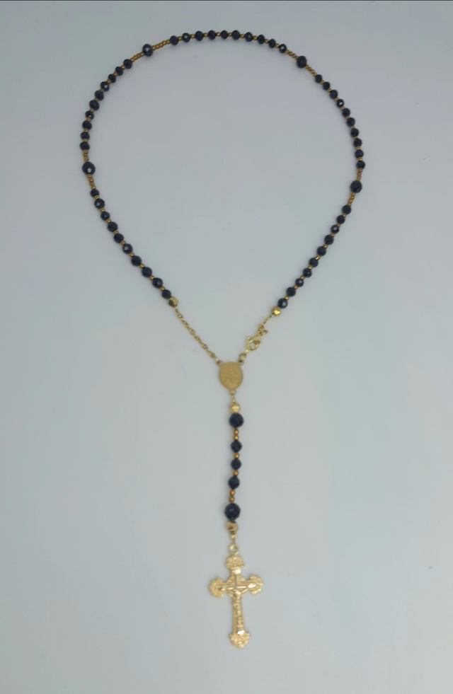 Chapelet Spinelle noire finesse