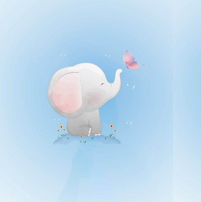 Jersey Panel 40x50 Elefant 