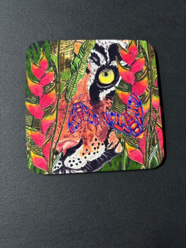 Tiger and tiger moths - Coaster