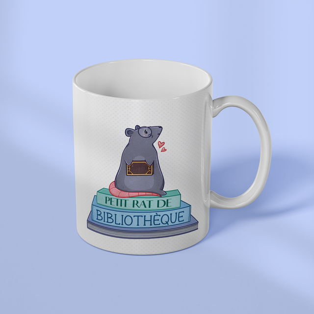 Mug PETIT RAT DE BIBIOTHÈQUE