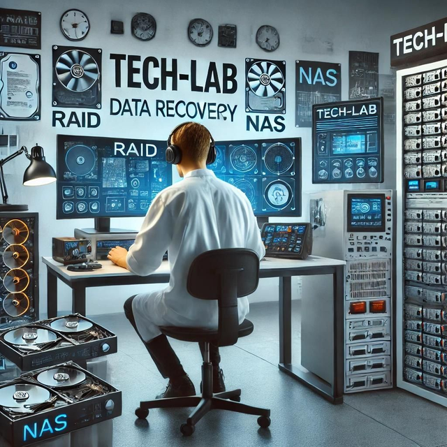 Recupero Dati da Raid e Nas (camera bianca)