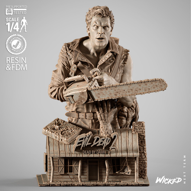 BUSTE EVIL DEAD 2 ASH série horror movie