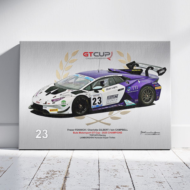 C251205 LAMBORGHINI HURACAN ST Evo GTCUP25 TOPCATS #23 DNPK 2025 Champions