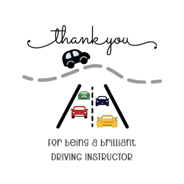 C43/F2 Thank You Driving Instructor