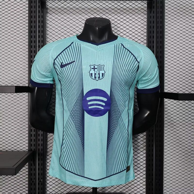 Camiseta Barcelona Edición Especial  (Turquesa claro) - Versión Jugador - 25-26
