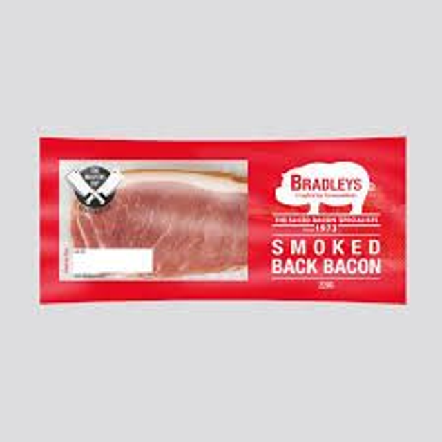 Smoked Rindless Back Bacon 200g