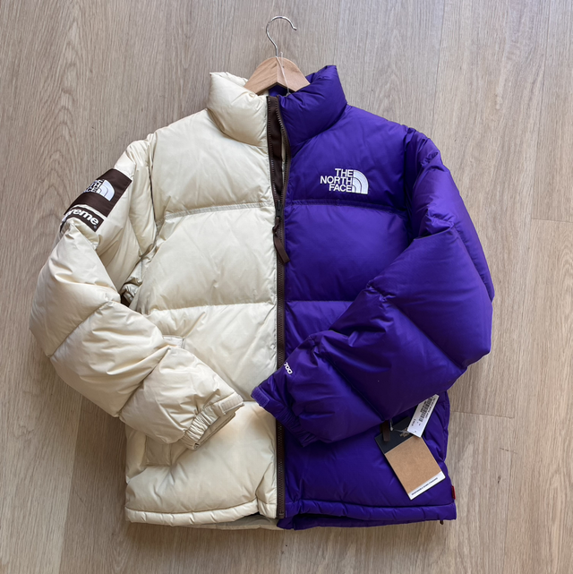 Supreme X TNF Puffer Purple White Size S - NEW