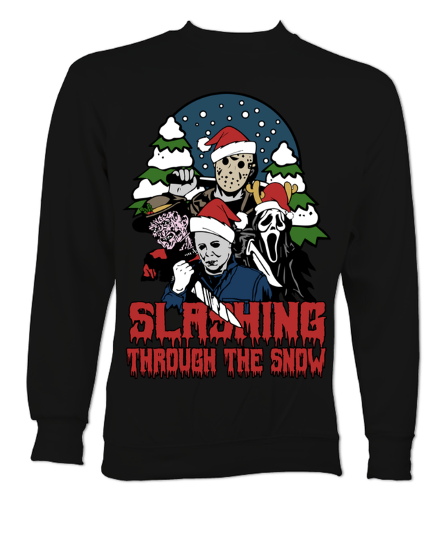 Slashing Through the Snow Christmas Jumper