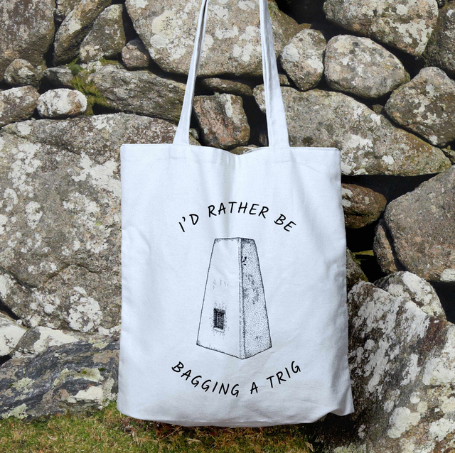 I&#039;d Rather Be Bagging a Trig Tote Bag (Classic Pillar)
