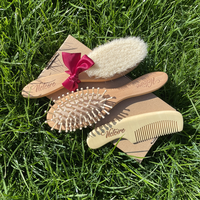 Kit brosse peigne bébé gravés