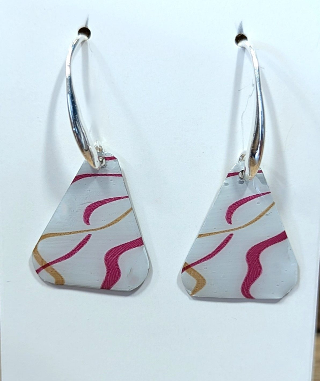 Boucles d'oreilles upcycling