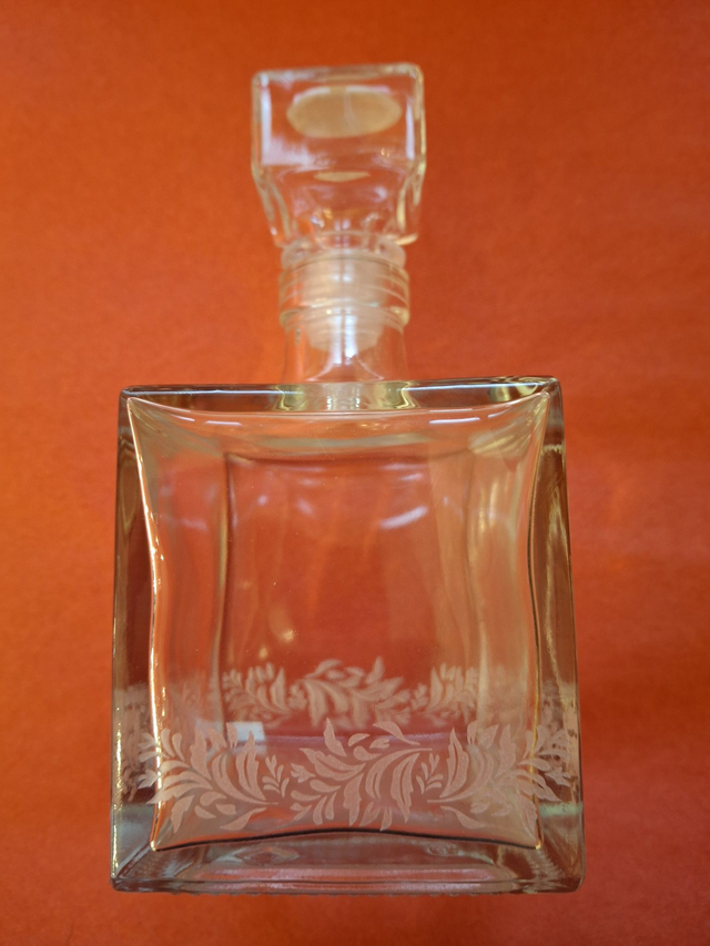 Flacon verre Frise Romantique