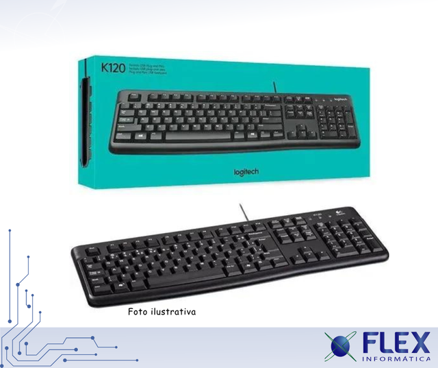 TECLADO LOGITECH K120 USB