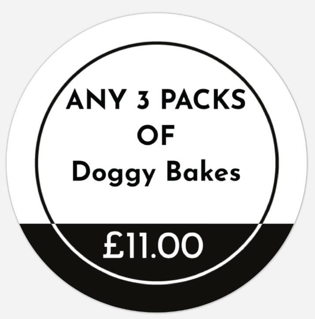 3 For £11.00 Doggy Bakes *click here