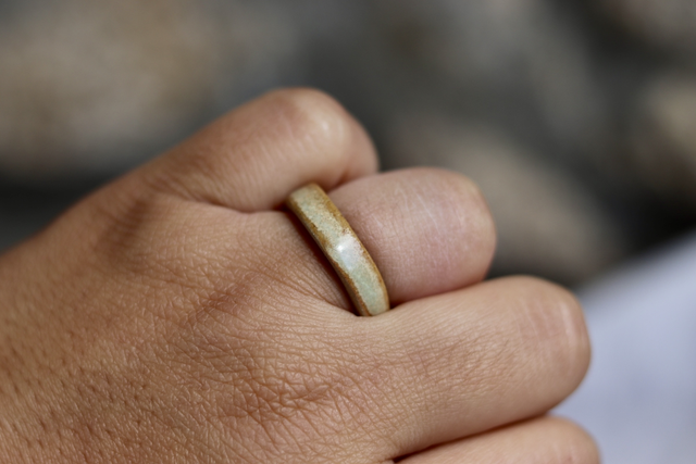 Bague verte Taille 55