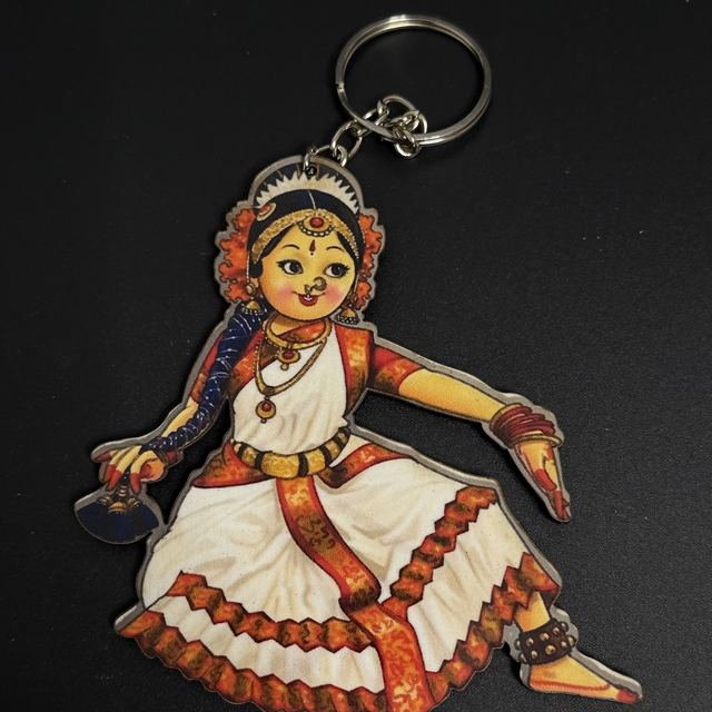 Bharatanatyam Doll Keychain – Perfect for Arangetram &amp; Student Gifts