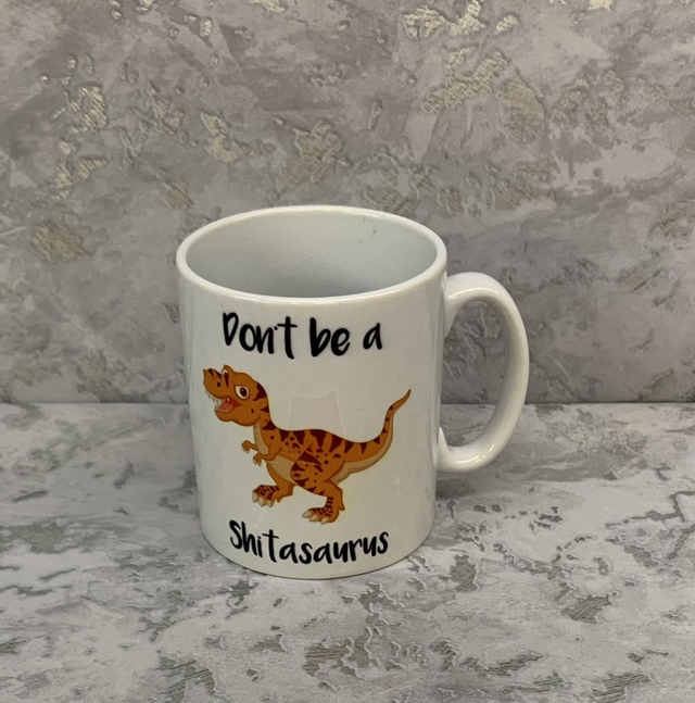 Don't be a shitasaurus mug.