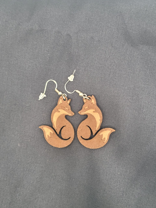Boucles d'Oreilles Renard