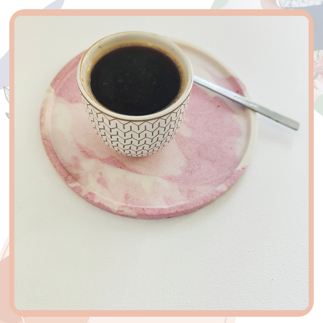 ATELIERS Jesmonite Plateau rond