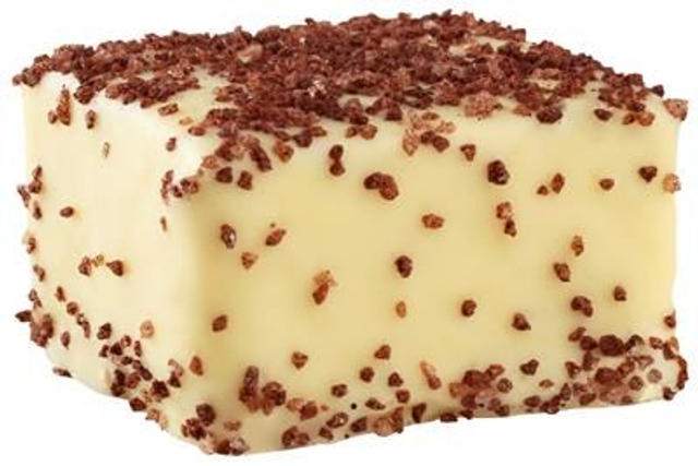 Pierot Spekken, een schuimpje van verschillende smaken met een chocolade omhulsel.