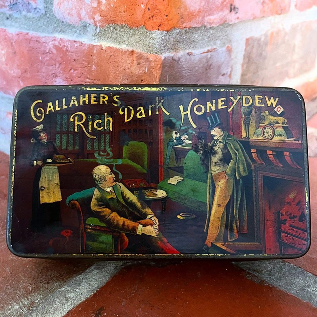 Early 19th Century Gallaher’s “Sherlock Holmes” Rich Dark Honeydew Tobacco Tin