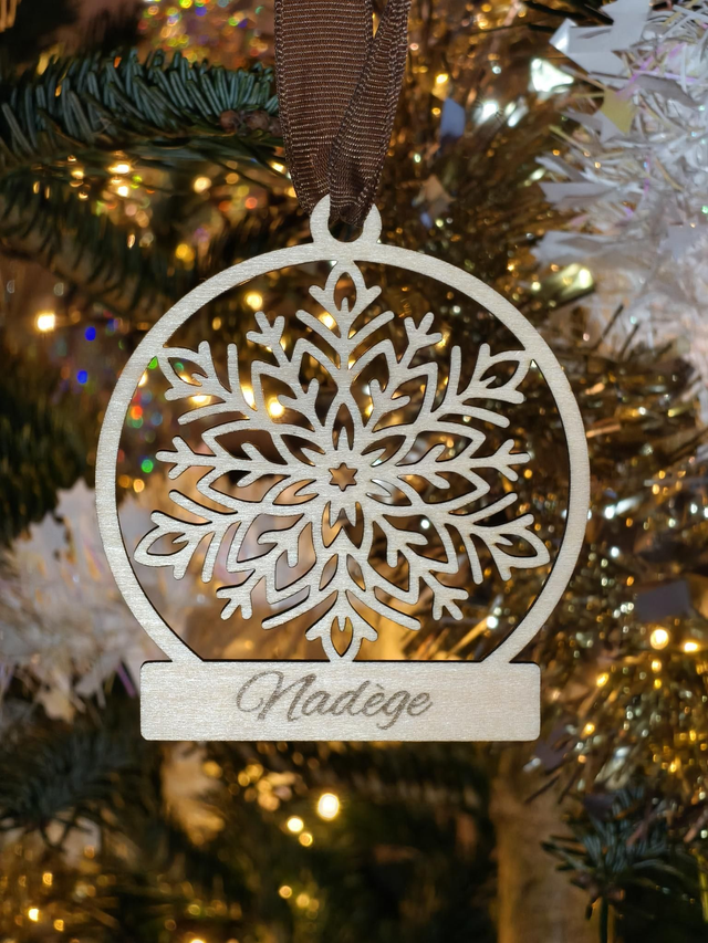 Boulle de Noël nominatif