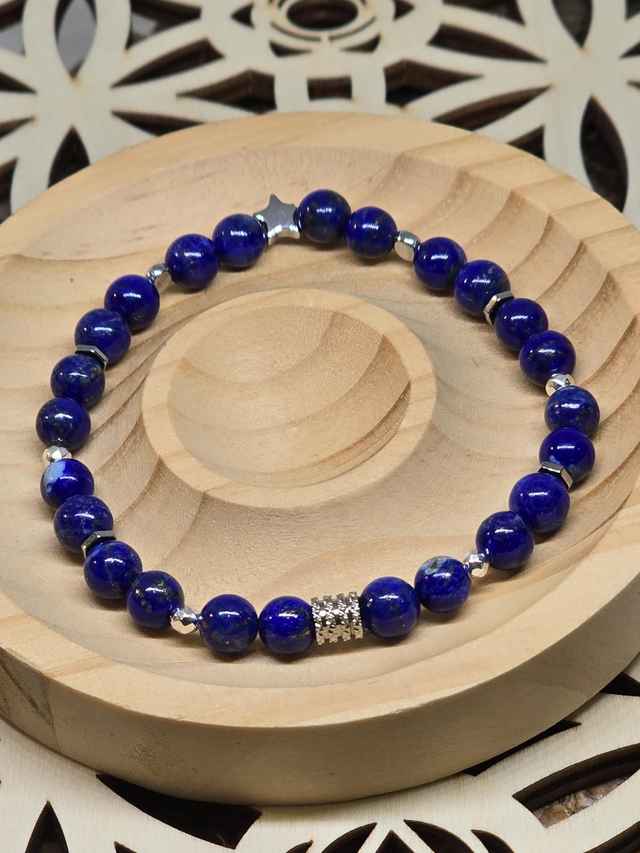 Bracelet Lapis lazuli 0,6 cm