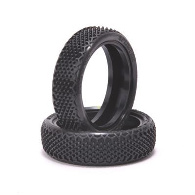 Splinter - Yellow 1/10 2wd Tyres - Front  -U6906