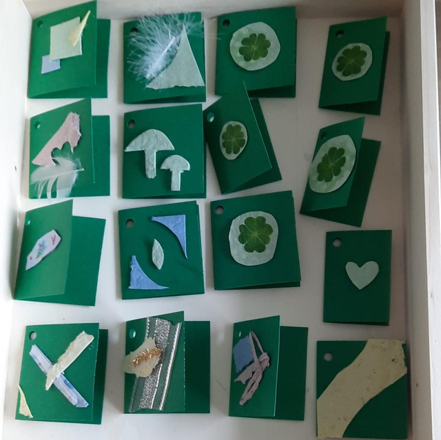 Namenskärtchen grün