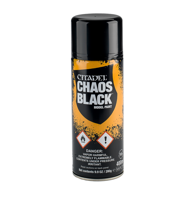 Citadel Chaos Black Spray Paint 400ml