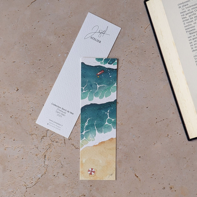 Marque-page - Bord De Mer - Émeraude