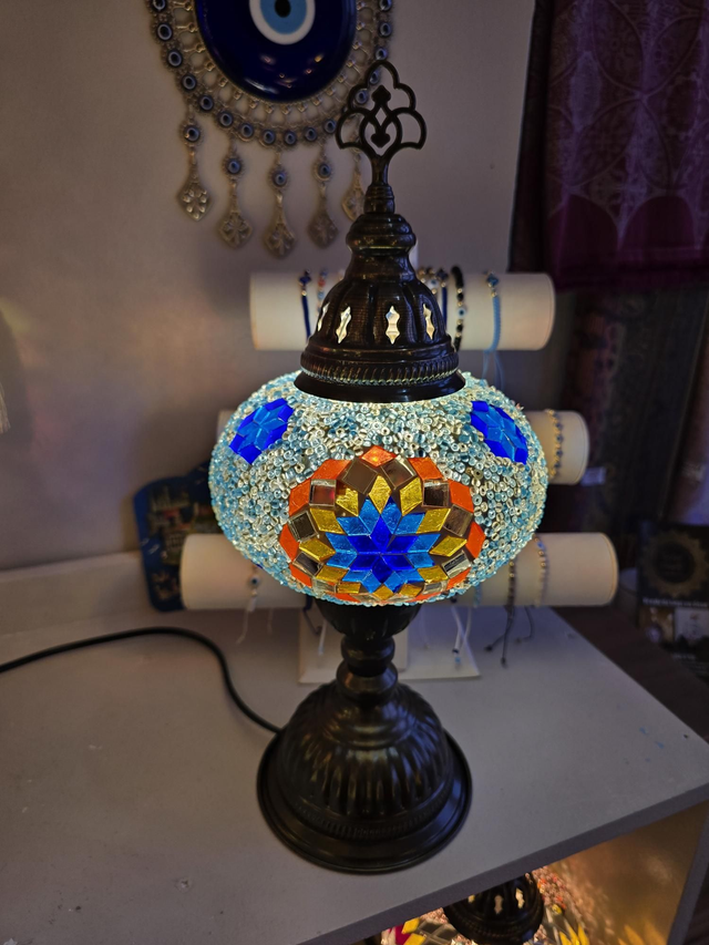 Large Mosaic Table Lamp