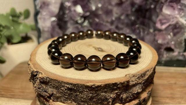 Bracelet QUARTZ FUME 8mm