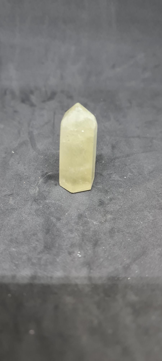 Pointe de cristal citrine 